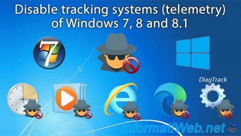 Disable tracking systems (telemetry) of Windows 7, 8 and 8.1