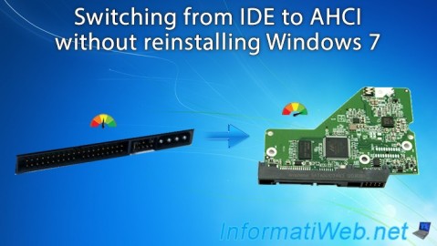Windows 7 - Switching from IDE to AHCI without reinstalling Windows