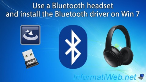 Use a Bluetooth headset and install the Bluetooth driver on Windows 7