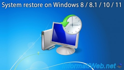 Restore Windows 8, 8.1, 10 or 11 to an earlier state through system restore