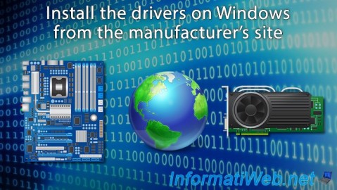 Windows - Install the drivers from the manufacturer's site
