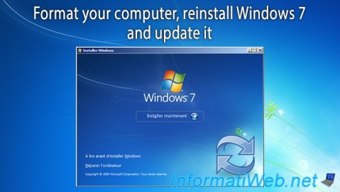 Format your computer, reinstall Windows 7 and update it